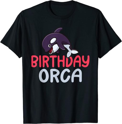 Birthday Orca Whale Birthday T-Shirt