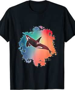 Orca WhaleOrca Motif Whale Ocean Predator Design T-Shirt