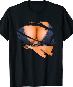 Funny Fake bikini body and boobs costume T-Shirt