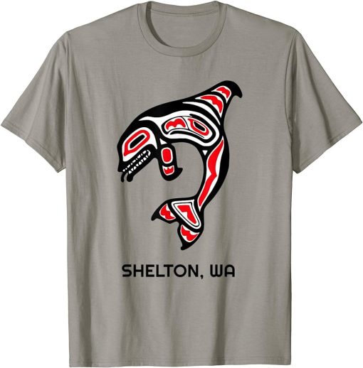 Shelton, Washington Native American Orca Killer Whales Gift T-Shirt