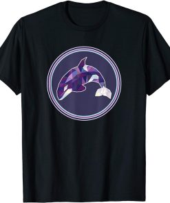 Orca Shirt: Cute Whale Lovers Colorful Art Killer Whale T-Shirt